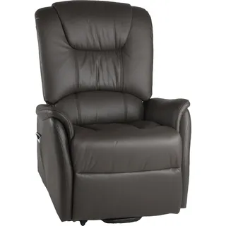 Duo Collection TV-Sessel Messina Kunstleder 84 x 115 x 94 cm Braun mit elektrischer Aufstehhilfe