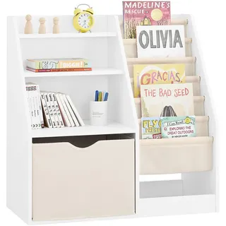 SoBuy Bücherregal Kinder Weiß , Holzwerkstoff , 80x80x40 cm , Babymöbel & Kindermöbel, Babyzimmer, Babyregale & Kinderregale