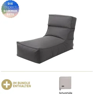 Blomus Outdoor-Lounger -STAY-  inkl. GRATIS Schutzhülle Coal