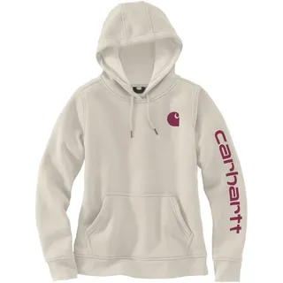 CARHARTT Logo Graphic Sweatshirt Lila/Weiß S