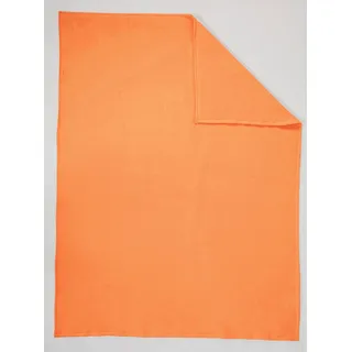 Wohndecke BIEDERLACK Gr. 1, orange (terrakotta), B:150cm L:200cm, 58% Baumwolle, 35% Polyacryl, 7% Polyester, Wohndecken, Wohndecke