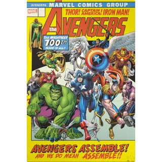 Marvel Comics Puzzle Avengers Assemble Retro Cover (750 Teile)