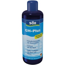 Söll 81295 GH-Plus, 500 ml - Wasseraufbereiter zur Erhöhung des GH-Werts/flüssiges Pflegemittel zur schnellen Optimierung der Gesamthärte des Wassers im Gartenteich, Fischteich