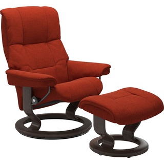 Stressless® Relaxsessel »Mayfair«, mit Classic Base, Größe S, M & L, Gestell Wenge, rot