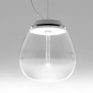 Artemide Lampe, 26 W, Transparent/Weiß