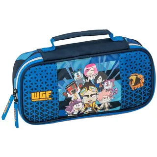 Franco Cosimo Panini Lyon Gamer - Offizielle Lyon Gamer Aufbewahrungstasche für Gegenstände für Taschen und Rucksäcke, mit praktischem Reißverschluss, Geschenkidee für Jungen und Mädchen, 22,5 x 6 x