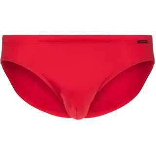 bruno banani Herren Mini Wave Line Badehose, Rot (Rot 008), Small (Herstellergröße: S)