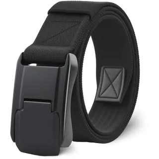 OTraki Taktischer Stretchgürtel für Herren, Gürtel ohne Schnalle für Outdoor-Aktivitäten, 3,8cm elastische Web Ratsche Schnellspanner Gürtel, ideal als Accessoires für Herren Rigger Wandern
