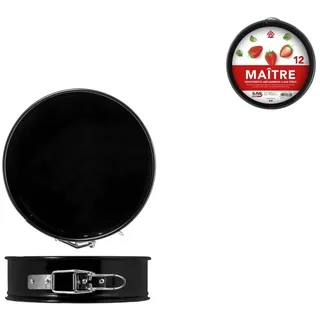 Tortenform Home Mini mit Antihaftbeschichtetem Boden Maitre Schwarz cm 12
