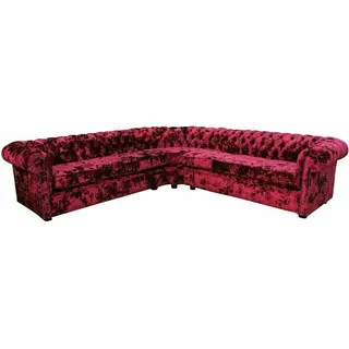 Ecksofa Sofa Polster Eckcouch Couch Polster Garnituren Ecksofa Sofas Couchen Neu - Rot