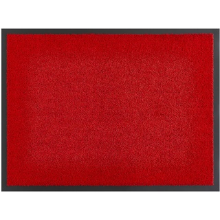 andiamo Fußmatte Verdi - Schmutzfangmatte für den Hauseingang - ideal als Fußmatte innen oder als Fußabtreter im überdachten Außenbereich - Fußabstreifer für Haustür 80 x 120 cm Rot 2