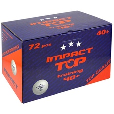 IMPACT TOP Training Tischtennisbälle, Orange, 72 Stück