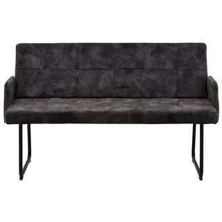 Hela Sitzbank JANINA Vintage Schwarz 140 x 89 x 66 cm