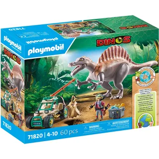Playmobil Dinos Spinosaurus-Angriff auf Dino-Ausgrabung 71820