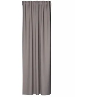 Schlaufenvorhang , Creme , Textil , Uni , 135x245 cm , Oeko-Tex® Standard 100 , für Stange und Schiene geeignet , Heimtextilien, Vorhänge, Fertigvorhänge, Schlaufenvorhänge