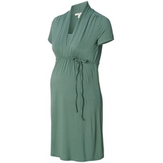 ESPRIT Maternity Damen Jurk met korte mouwen Kleid, Vinyard Green - 320, 44 EU