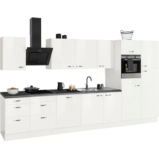 OPTIFIT Küchenzeile Cara 400 cm weiß