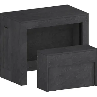 Dmora Dardizzon Konsolentisch 66 x 25 x 45 cm grau