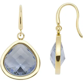 LEONARDO Ohrhänger Juvinga goldfarben blau 024426 15 mm