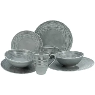 CreaTable Sofia Stone Kombiservice 8-tlg. grau