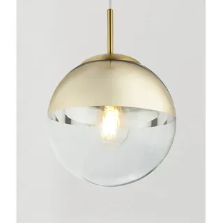 GLOBO Varus 1-flg. 120 cm abstrakt goldfarben
