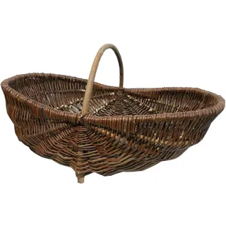 Siena Garden Weidenkorb klassisch oval 55 x 29 x 24 cm 1 Henkel
