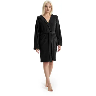 OTTO home Bademantel Sina Schwarz S