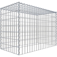 Bild Gabione, silbergrau, Maschenweite 5 10 cm