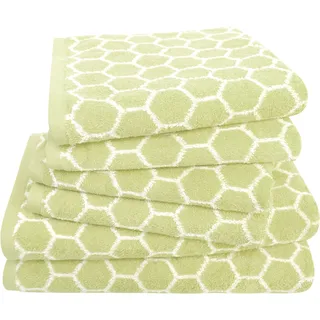 Dyckhoff Pure Natural Honey Handtuchset 6-tlg. grün