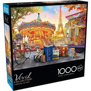 Buffalo Games - Carrousel de Paris – Puzzle mit 1000 Teilen