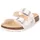 Fussbettpantoffel Hausschuhe 0-800111 Pantoffeln Weiss 500027 EU Mädchen