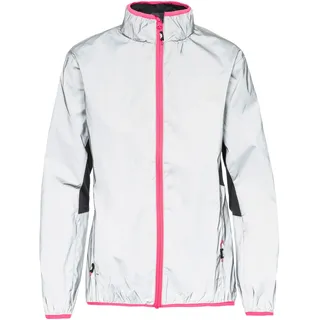 Trespass Damen Wasserdichte Regenjacke Aus Vollständig Reflektivem Material Lumi, Silver Reflective, M,