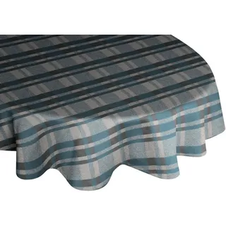 Wirth Tischdecke LAUFENBERG oval 130 x 190 cm Blau