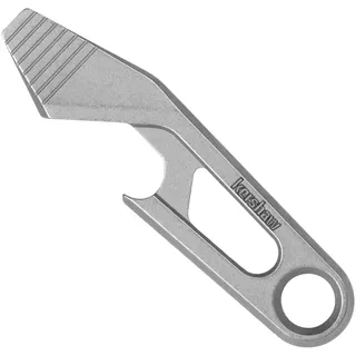 Kershaw Knives Kershaw Recap Schlüsselanhänger Flaschenöffner, graues Multifunktionswerkzeug mit Flaschenöffner, passend für Schlüsselanhänger, Größe eines Hausschlüssels