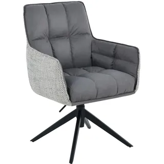 Hela Drehstuhl POMBA Polyester dunkelgrau