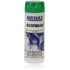 NIKWAX - BASEWASH Waschmittel und Conditioner für synthetische Baselayer Unterwäsche - 300ml