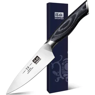 SHAN ZU Schälmesser 9,5 cm Schwarz/Weiß