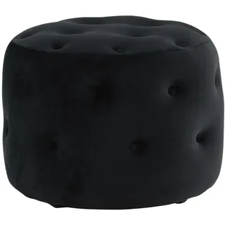 VCM Pouf Schwarz - 55x44x55 cm