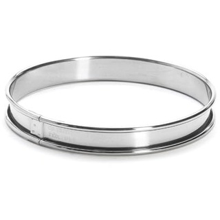 de Buyer - Runder Tortenring aus Edelstahl - Durchmesser 14 cm, Höhe 2 cm - 3091.14N, Silber