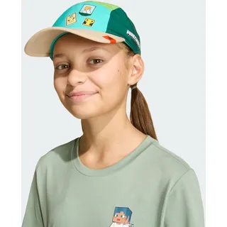 adidas Unisex Kids Minecraft Youth Cap, Collegiate Green/semi Lucid Lime/semi Mint Rush/Magic beige, XXS-XS