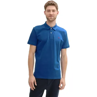 Tom Tailor Herren Basic Piqué Poloshirt, 11132 - Advanced Blue, L