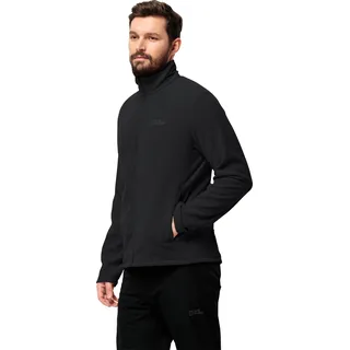 Jack Wolfskin Herren Taunus Fz M Fleece-Jacke, schwarz)