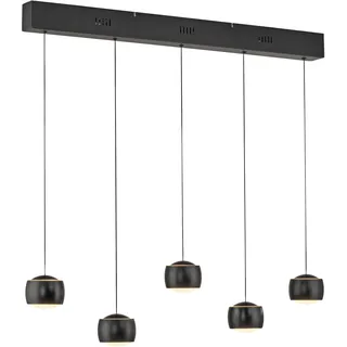 JUST LIGHT Pendelleuchte »BALLINI« LED-Board 1 Stk. Warmweiß LED, Comfort Lift, dimmbar, Switchmo, schwarz