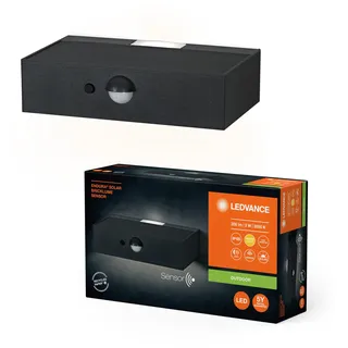 LEDVANCE Solarleuchte Kunststoff 3,5 cm inkl. Bewegungsmelder grau