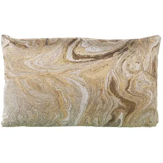 Alexandra House Living Braunes Textilkissen, 30 x 50 cm