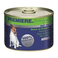 PREMIERE Best Meat Adult Kaninchen 6x185 g