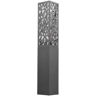 Trio Wegeleuchte Metall 10x60x10 cm 1 Stück grau
