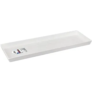elho Loft Urban Balkonkasten Untersetzer 50 - Untersetzer für Außen & Zubehör - Ø 47.3 x H 2.6 cm - Weiß/Weiss