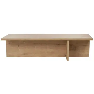 Habitat Garten Couchtisch harbor hellbraun , Braun , Holz , 45x30x120 cm , Wohnzimmer, Wohnzimmertische, Couchtische