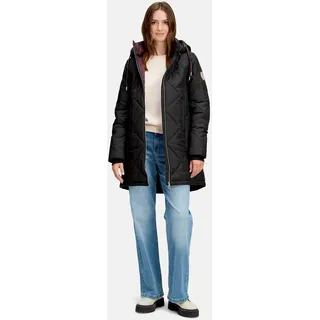 Cartoon Steppjacke mit Plüsch Schwarz 42